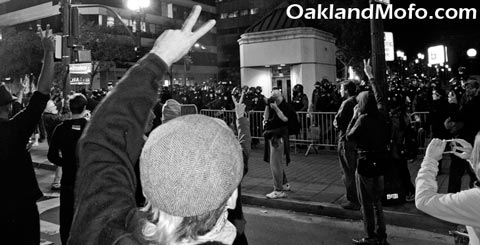 peace Occupy Oakland march protest strikes and riots picture