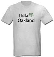 hella oakland tree shirt
