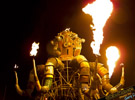 Octopus fire art car