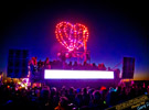 Robot Heart Art Car party