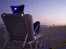 Waiting for sunrise over the Temple of Transition