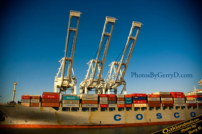 Cosco Ship Port of Oakland