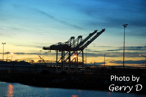 Port of Oakland Cranes