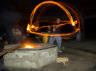 fire spinning