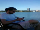 Lake Chalet Happy Hour deck