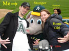 Stomper Oakland A's Mascot