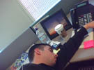 Sleeping at work